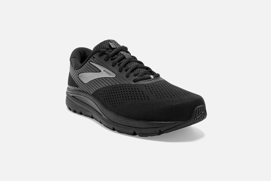 Brooks Addiction 14 Road Running Shoes - Mens - Black/Grey - LX8423501